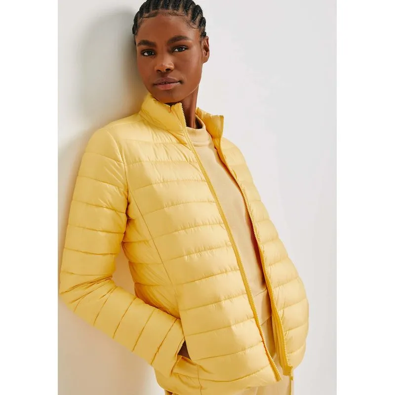 Jaqueta Puffer Feminina Matelassê - Amarelo XXG