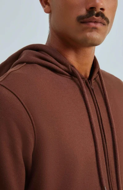 Jaqueta Moletom Peluciado Hering Masculina - Marrom XXG