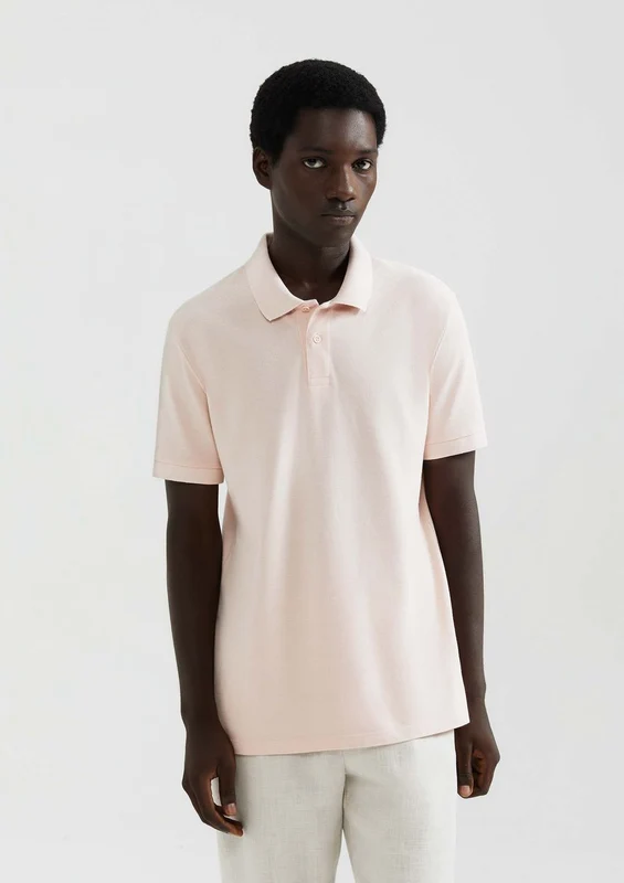 Camisa Polo Hering Básica Em Piquet Masculina - Bege XXG