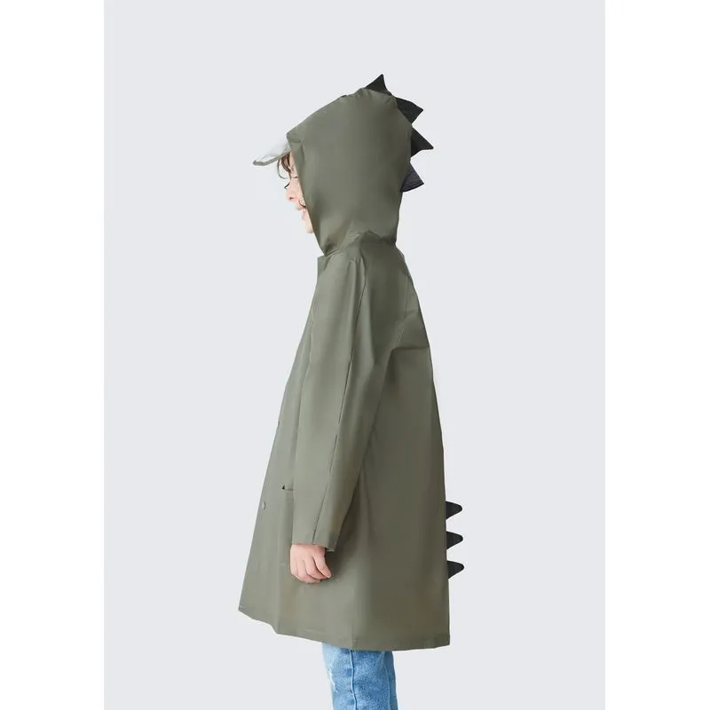Capa De Chuva Infantil Unissex - Verde M