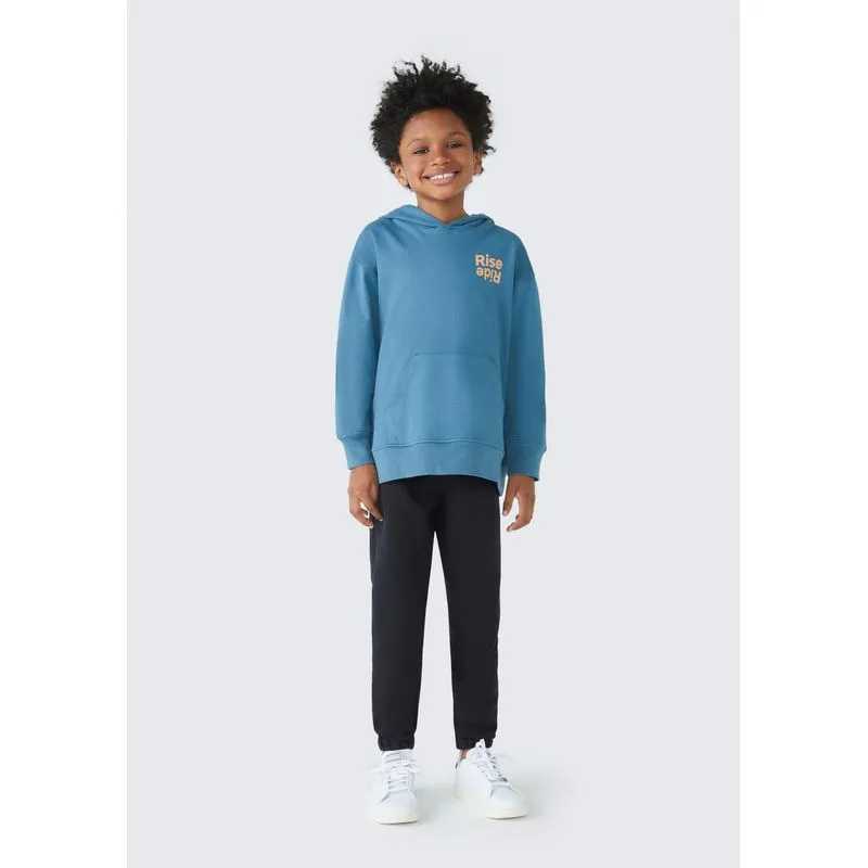 Conjunto de Moletom Infantil Menino Com Estampa - Azul 012