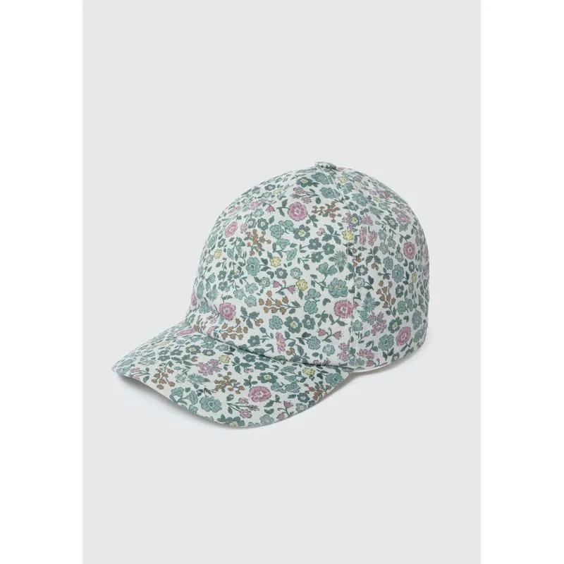 Boné Infantil Menina Estampado - Off white XG