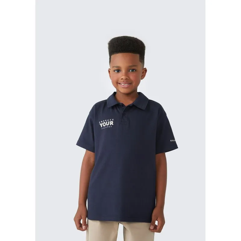 Camisa Polo Infantil Menino Manga Curta - Azul 006