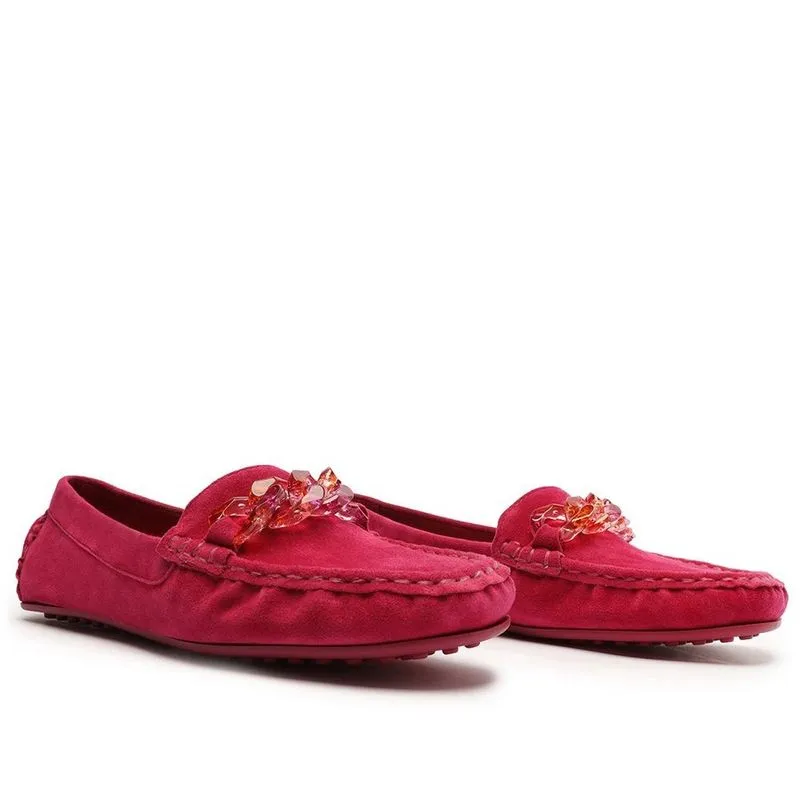 Mocassim Rosa Acamurçado Corrente C 30357 0007 0002 Anacapri