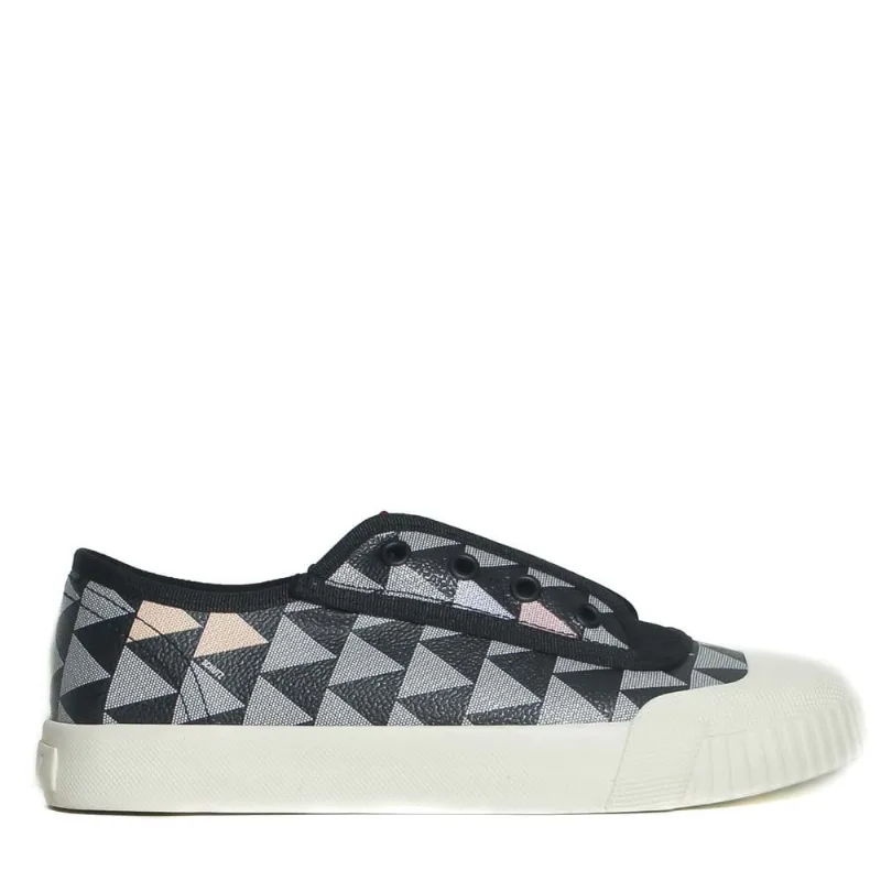 Tênis smash triangle preto E branco S 21136 0001 0082 schutz