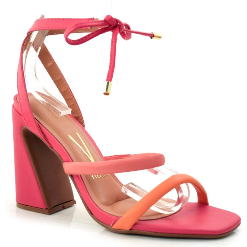 Sandália de Salto Bloco Vizzano Rosa 6403205-20027 39