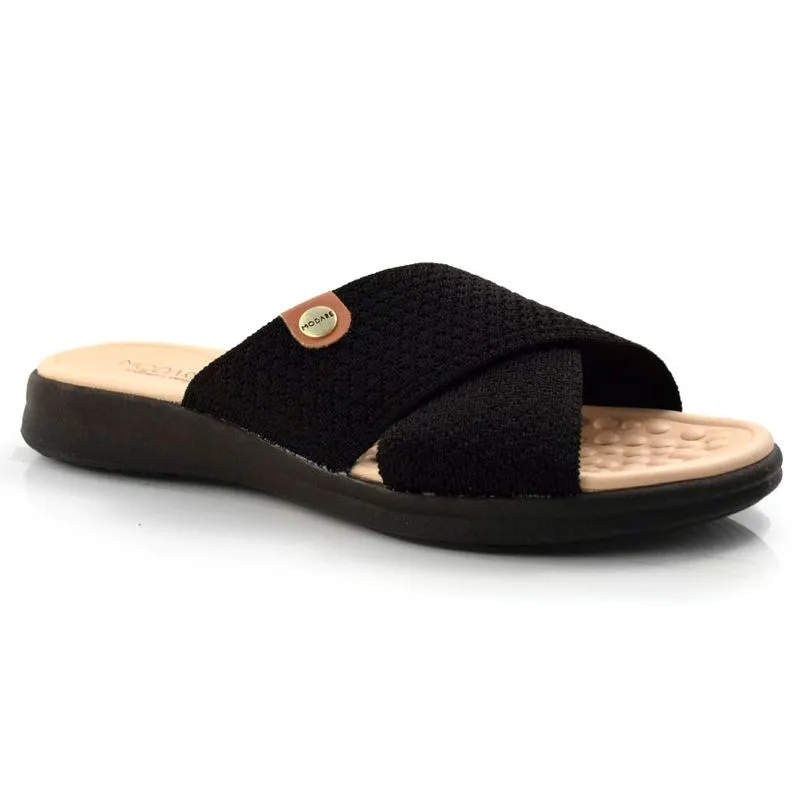 Tamanco Feminino com Salto Baixo Modare Preto 7174.102.24660 35