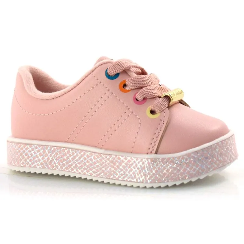 Tênis Baby Molekinha Rosa 2131.112.9569 25
