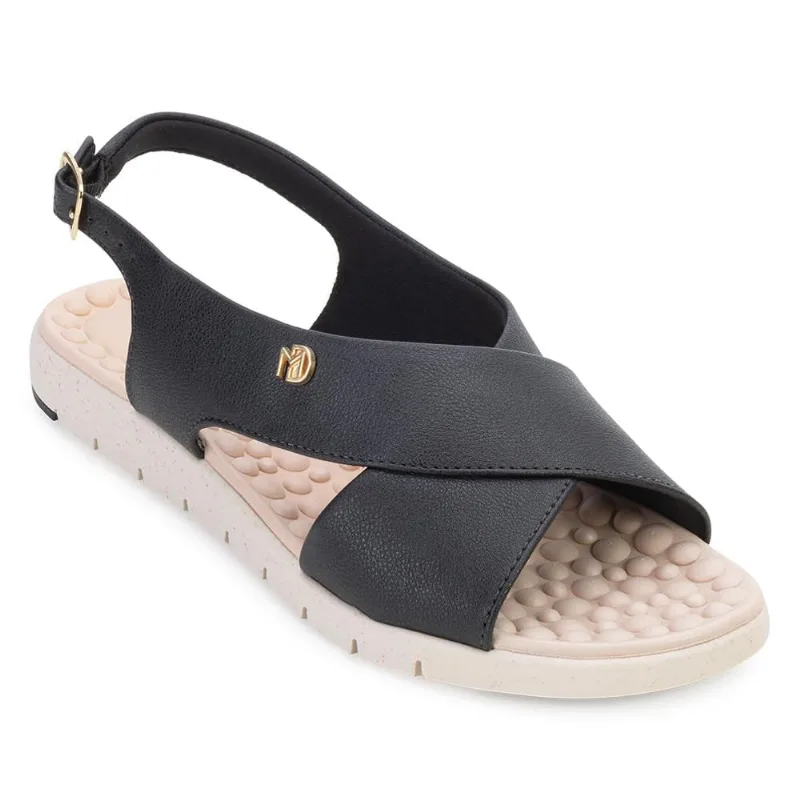 Sandália Modare MD24-71622 38 / Preto/Creme