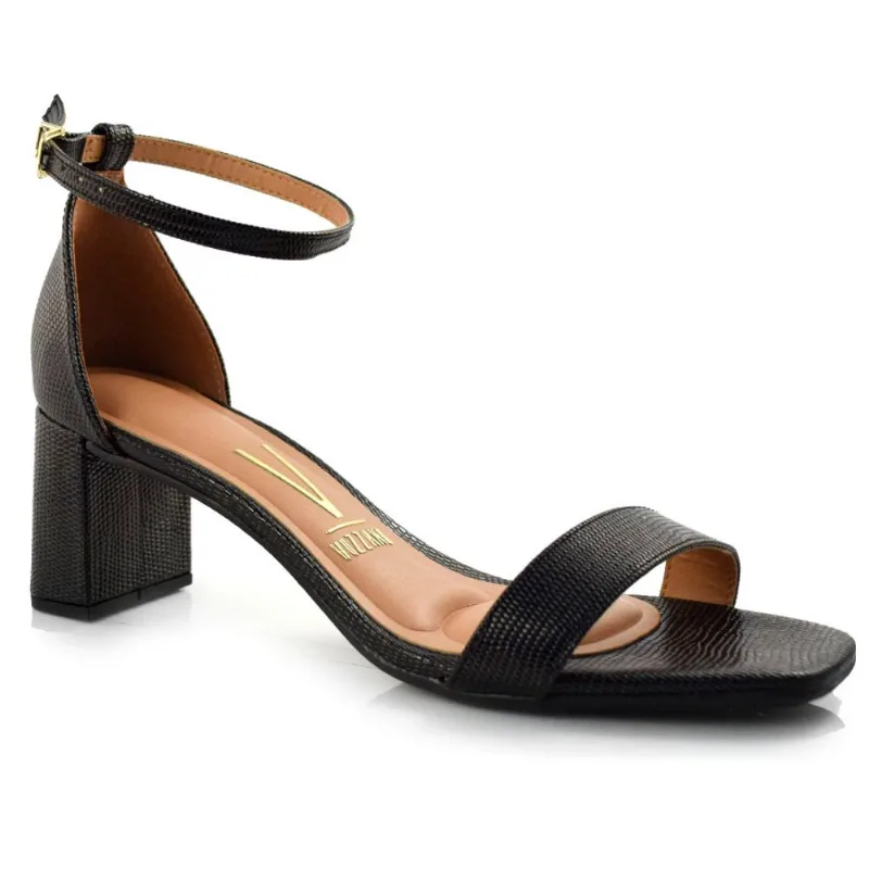 Sandália Feminina com Salto Bloco Vizzano Preto 6430.101.24693 34