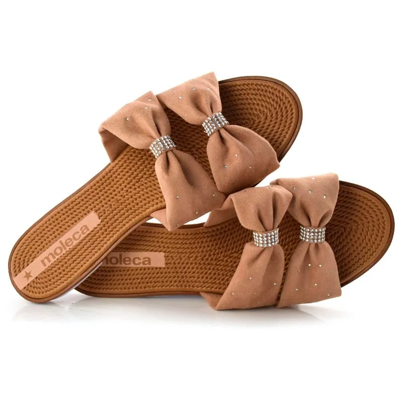 Tamanco Rasteira Feminino Moleca Rosa 5297.451.7551 39