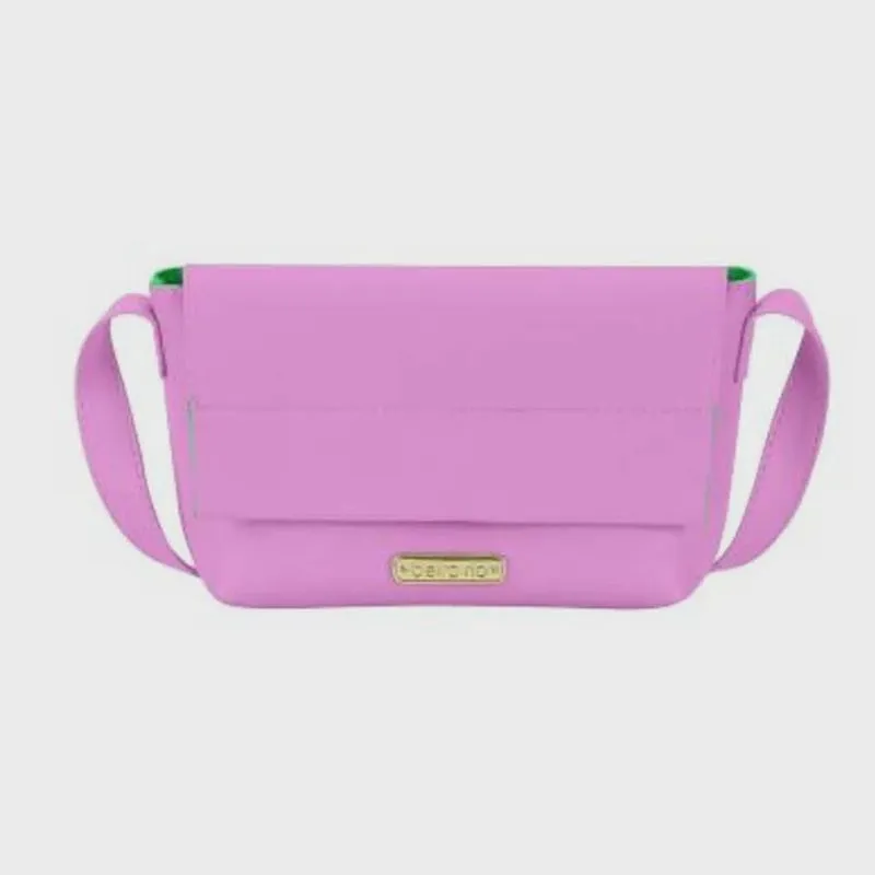 Bolsa Feminina Tiracolo Quadrada Rosa Mauve Beira Rio 80006.1