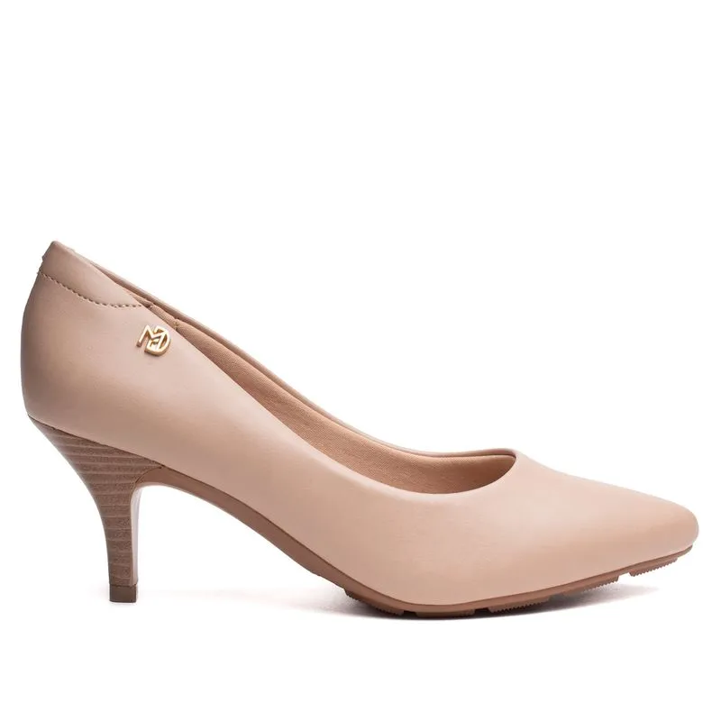 Scarpin Feminino Modare com Salto Médio Bege - 36