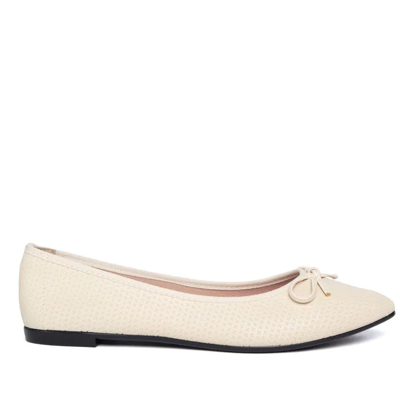 Sapatilha Feminina Moleca Napa Creme - 36