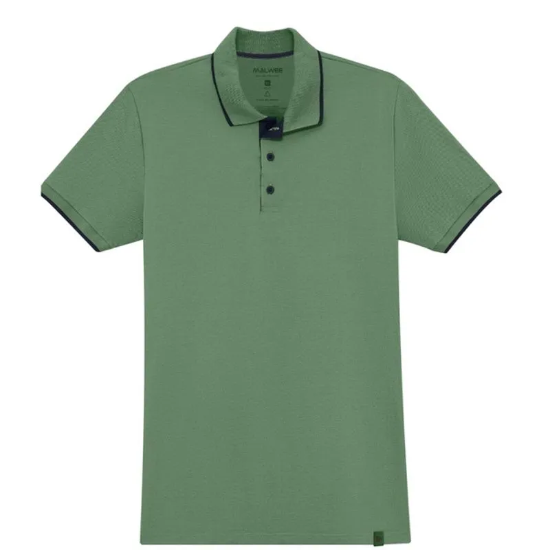 Camisa Polo Masculina Piquet Plus Size Malwee