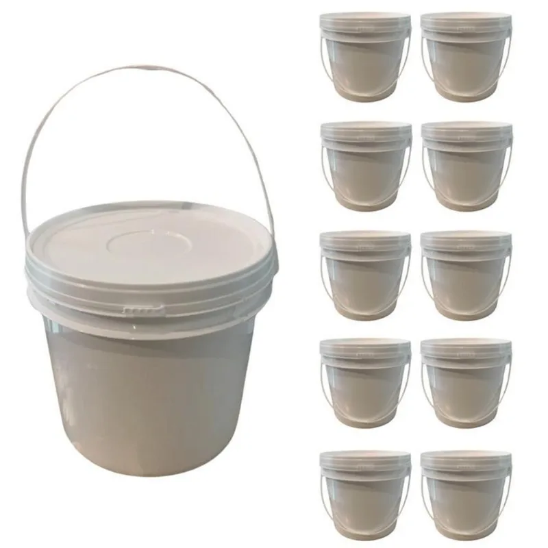Balde Para Sopa 2.2 Litros Branco 10 Pçs