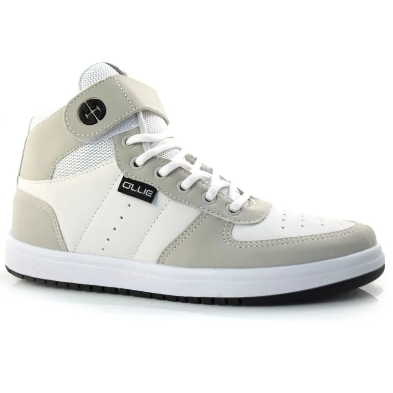 Tênis de Cano Alto Masculino Ollie Cinza ALPHA 39