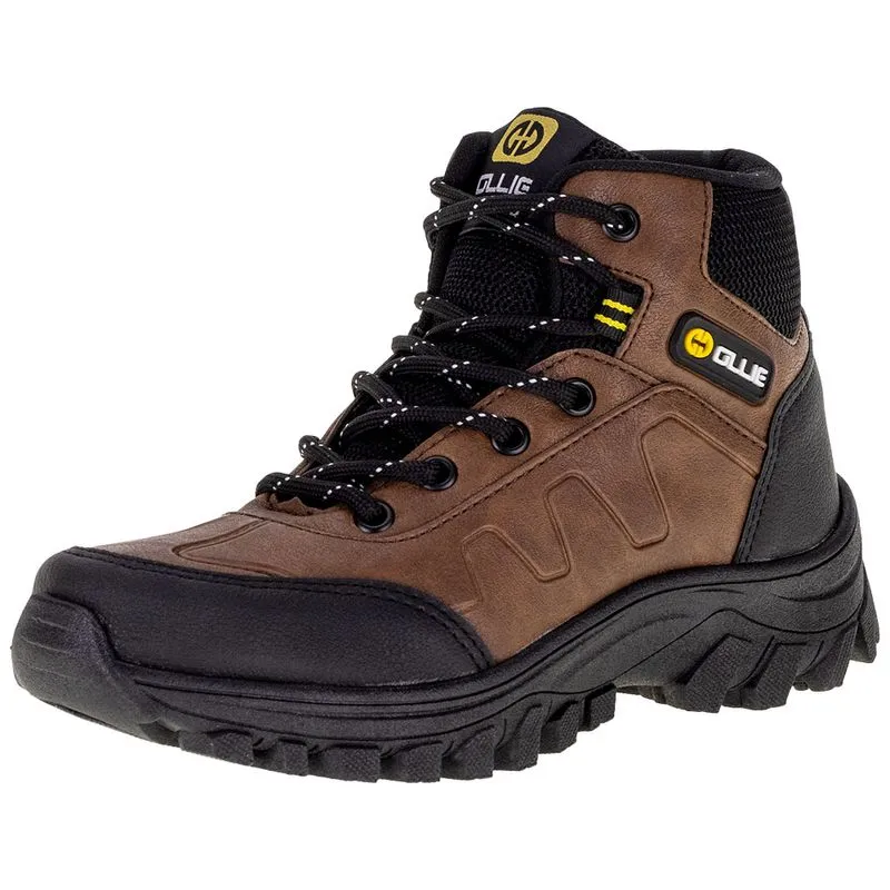 Bota Infantil Masculina Monttana Ollie - 423 CAFÉ 35