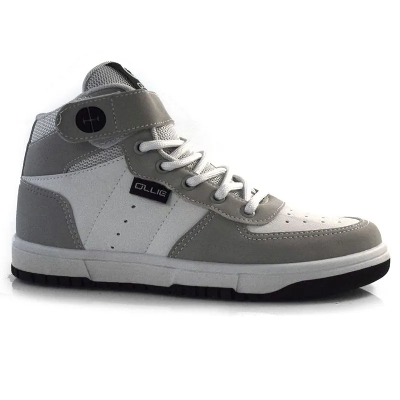 Tênis de Cano Alto Infantil Ollie Alpha 2 Cinza ALPHA 2 INF 33