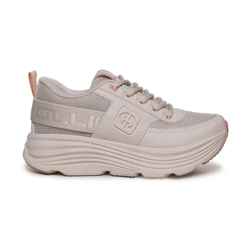 Tênis Casual Ollie Virtus 2 Infantil Bege 31