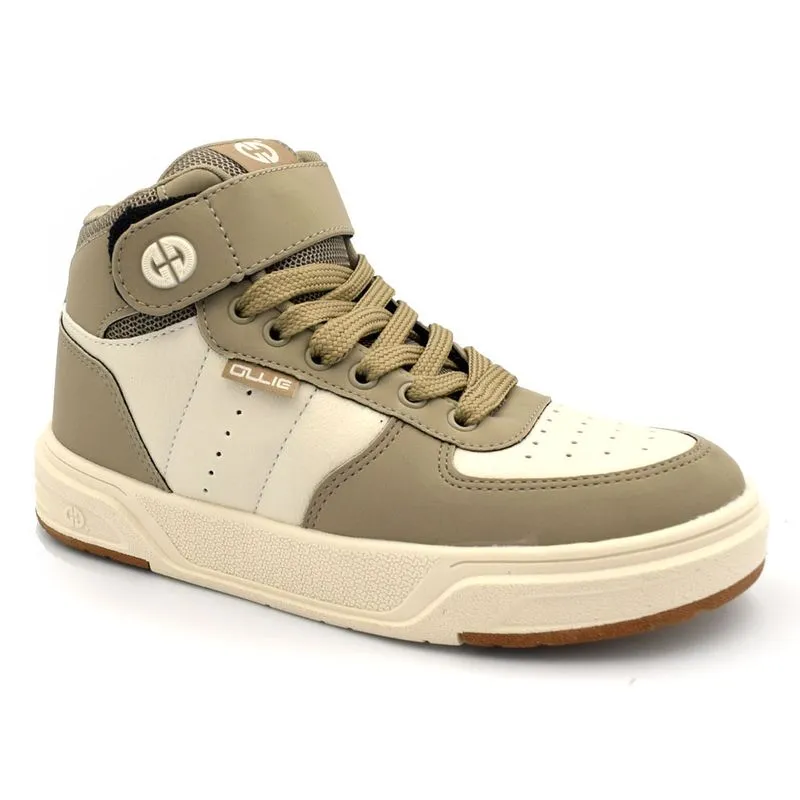 Tênis de Cano Alto Infantil Ollie Alpha 4 do 28 ao 36 Bege ALPHA 4 INF 33