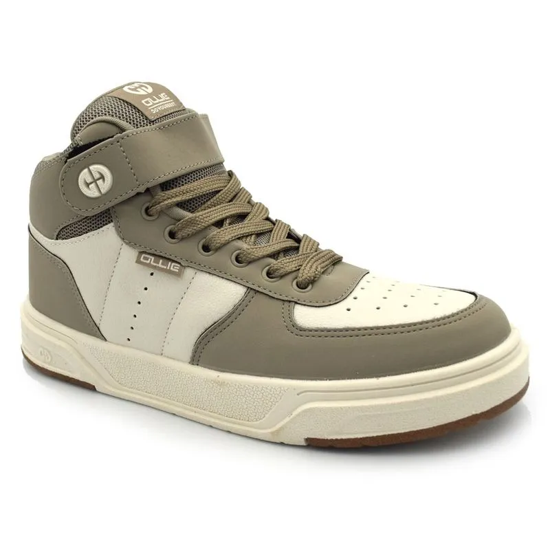 Tênis de Cano Alto Masculino Ollie Alpha 4 Bege ALPHA 4 41