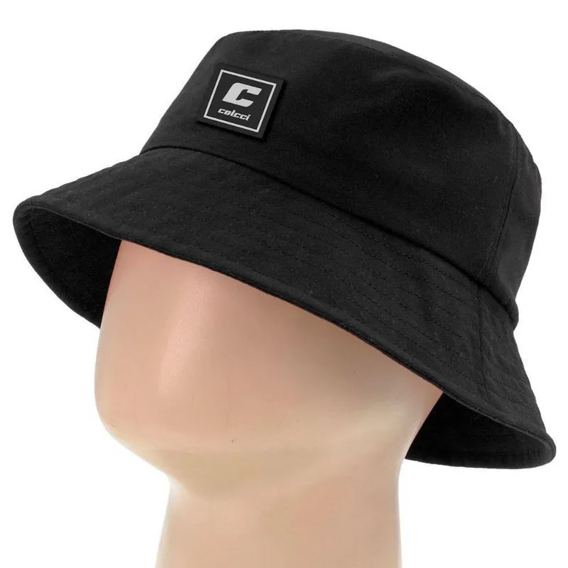 Chapéu Bucket Colcci Unissex Preto Logo Branco