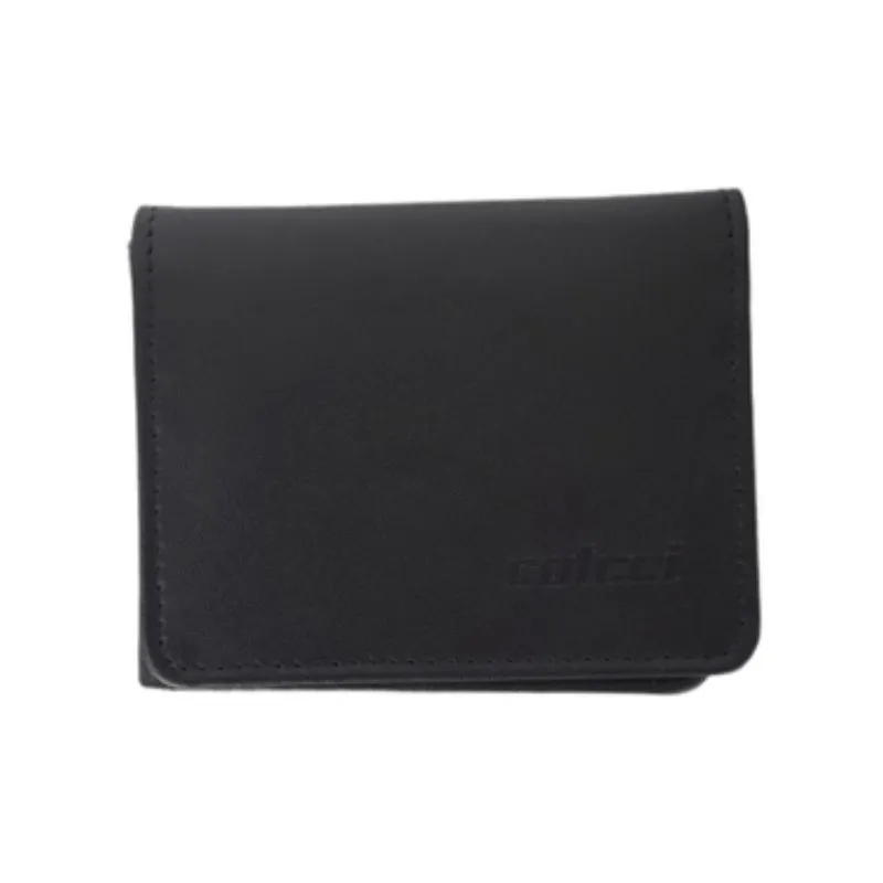 Carteira Colcci Masculina Preta - Couro Sintético - 11x9 Cm