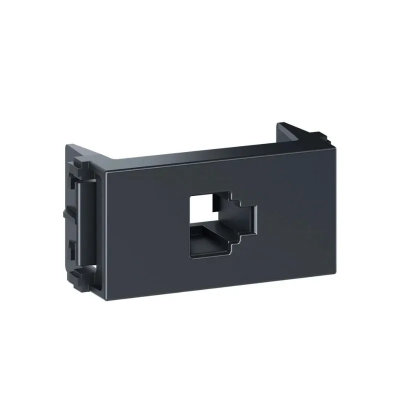 Tomada Telefone RJ11 4 Fios 16037536 Preto Grafite Esatta Weg