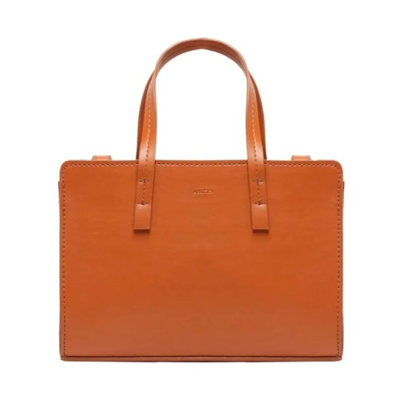 Bolsa Arezzo Tote Isis Grande Estruturada Único / Caramelo