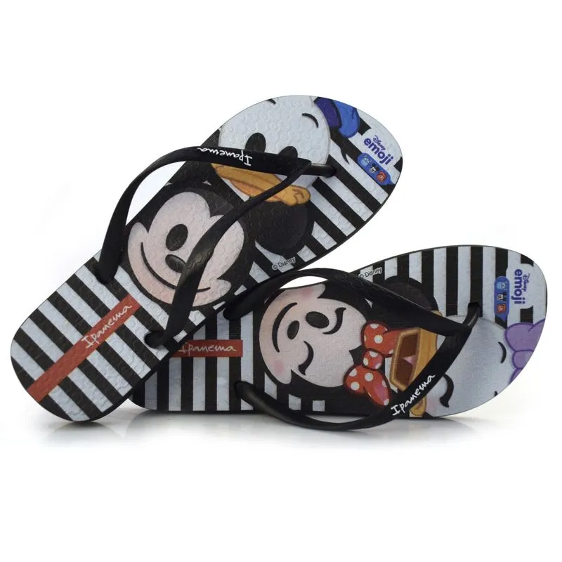 Chinelo Feminino Ipanema Disney Friends Preto 27093 39/40