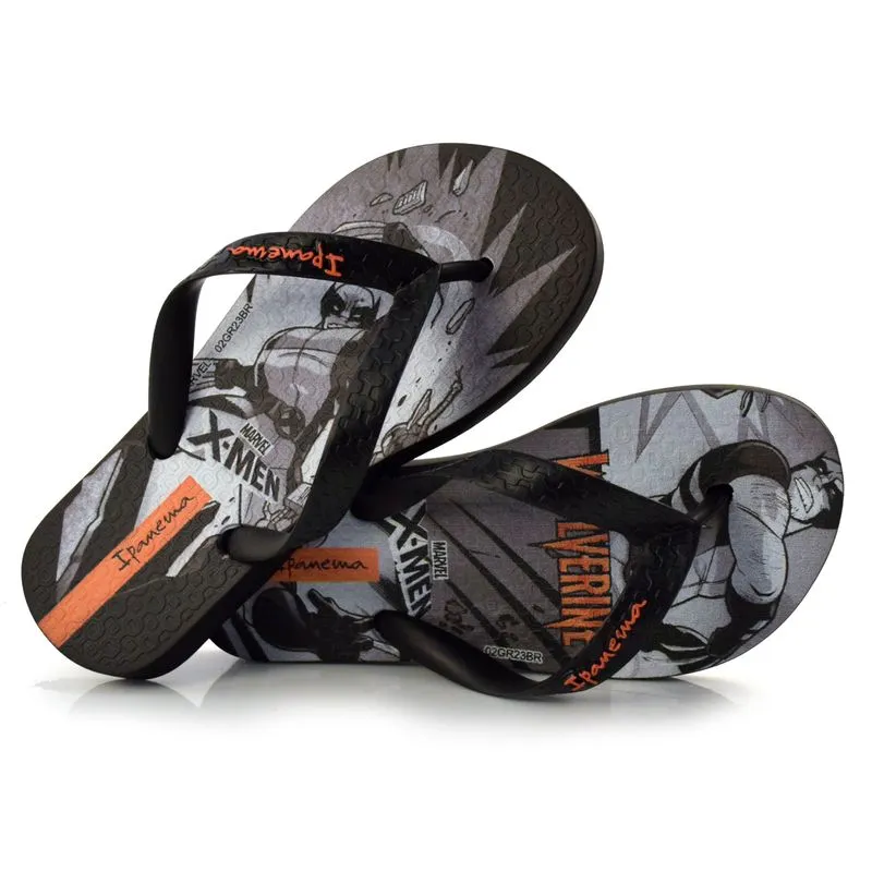 Chinelo Infantil Ipanema Marvel X-MEN Preto 27102 33/34