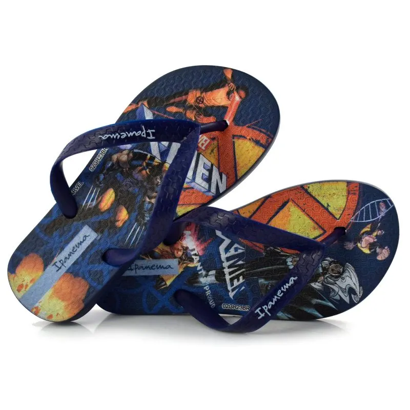 Chinelo Infantil Ipanema Marvel X-MEN Azul 27102 25/26