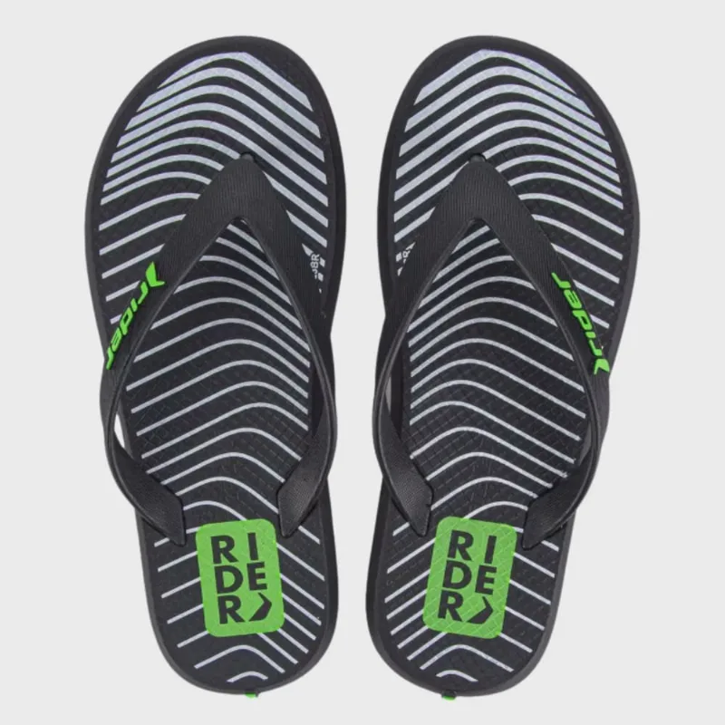 Chinelo Rider R1 Style Masculino Preto