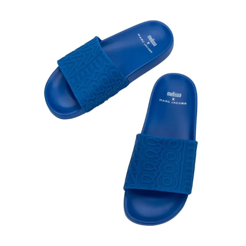 Sandalias Para Mujer Melissa Slide x Marc Jacobs Ad Azul Talla 39
