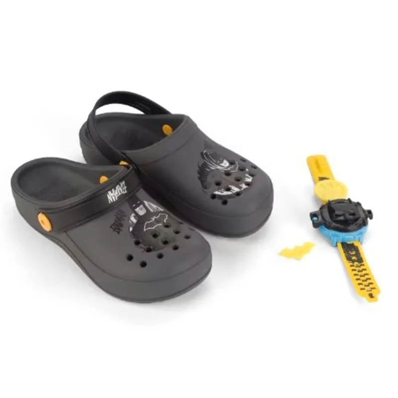 Babuche Infantil Grendene Batman Batwatch Preto 22941 34