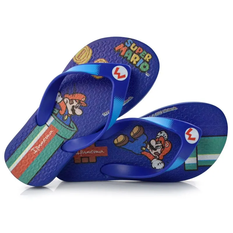Chinelo Infantil Ipanema Super Mario Azul 27161 33/34