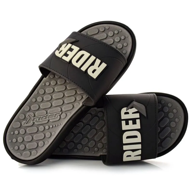 Chinelo Slide Masculino Rider Pump Preto 11690 JUL/23 37/38