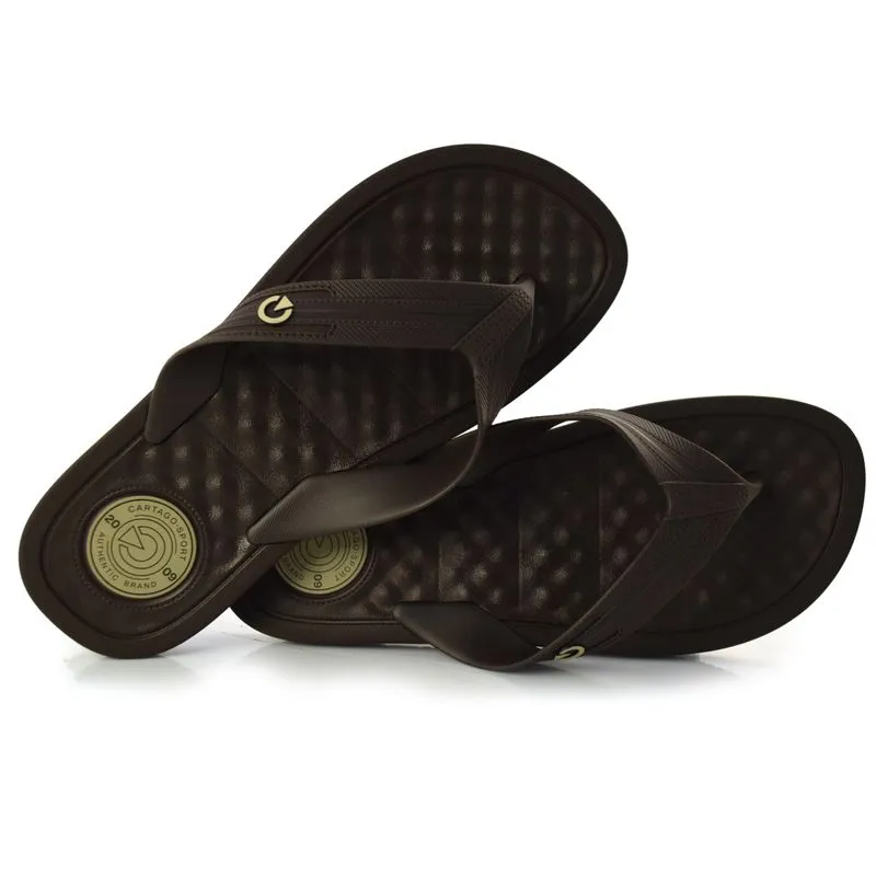Chinelo Masculino Cartago Arizona Marrom 12212 43/44