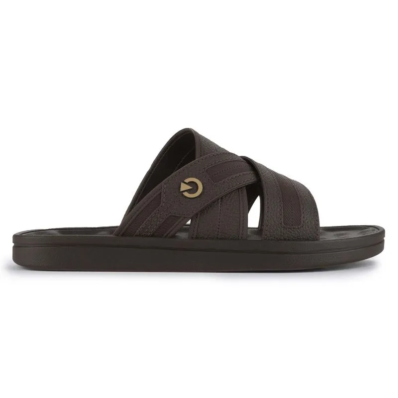 Chinelo Slide Grendene Cartago Marrom Masculino 37