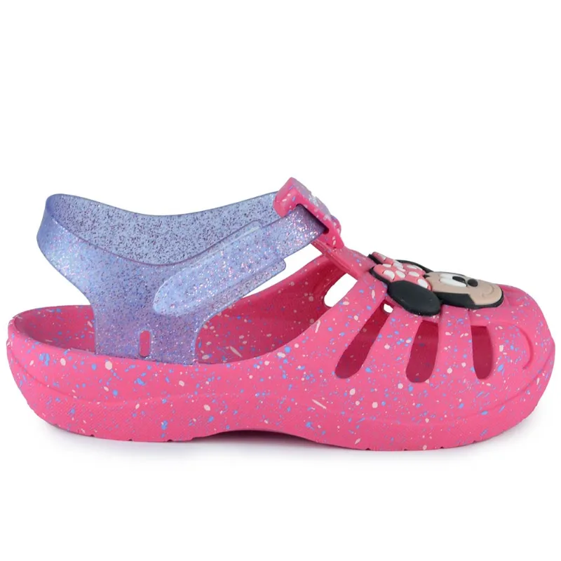 Sandália Infantil Grendene Disney 24 Magic 22303 AU189 ROSA/LILAS/BCO 23/24
