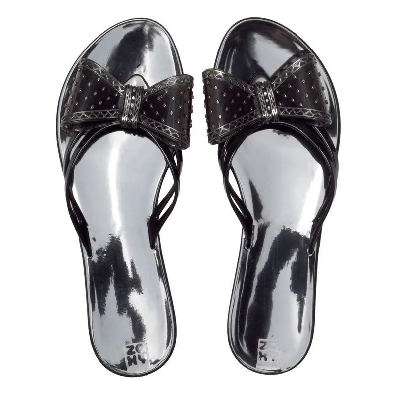 Chinelo Feminino Zaxy Crystal Preto - 37