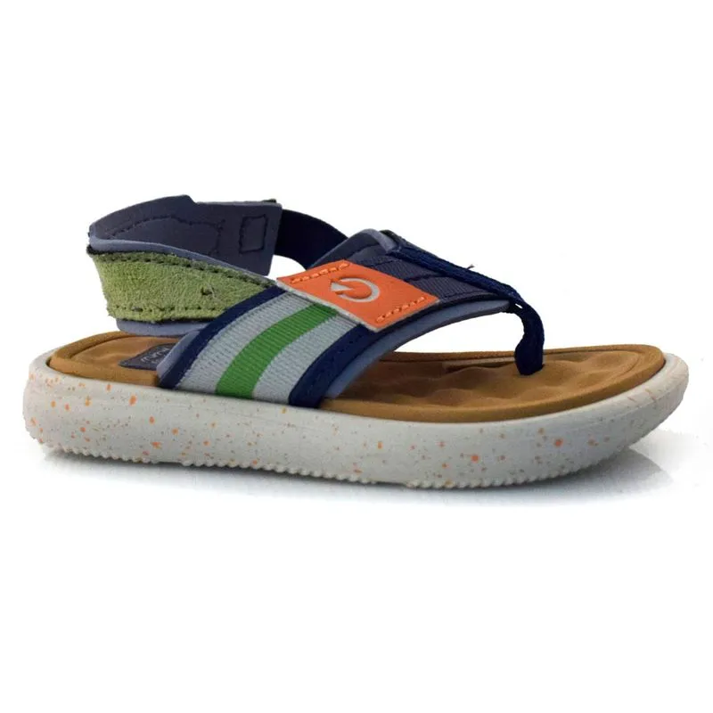 Sandália Infantil Cartago Mini Dedo do 17 ao 25 Azul 12234 25
