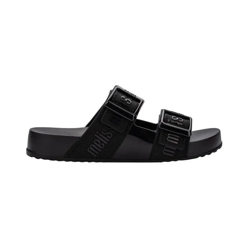 Sandália Rasteira Feminino N°38 Melissa Cozy Slide M-Lover Preto (MP)