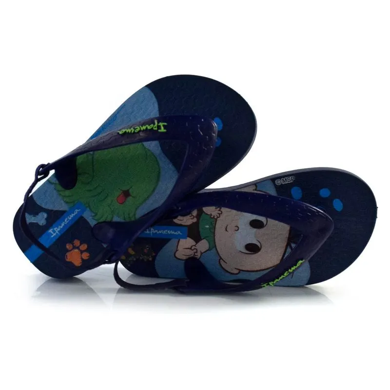 Chinelo Baby Ipanema Turma da Mônica Azul 26791 23/24