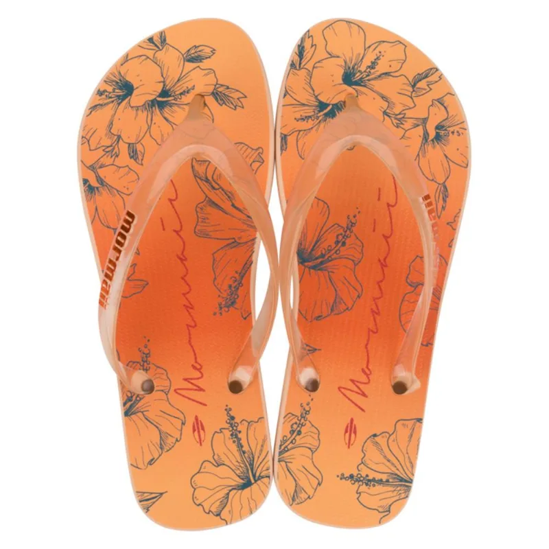 Chinelo mormaii malibu dedo adulto Bege-laranja 36