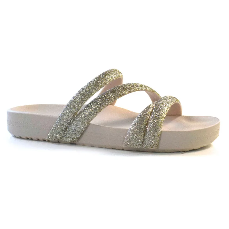 Sandália Flat Feminina Zaxy Off White 18956 38