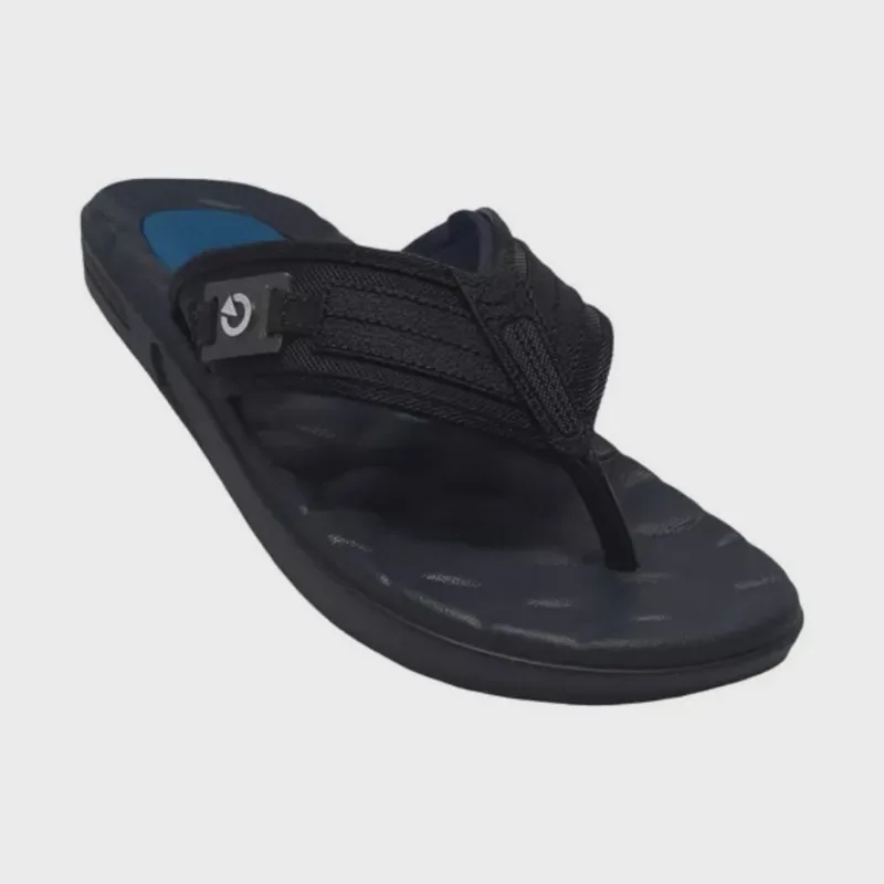 Chinelo Cartago Masculino Egeu Azul Preto Azul