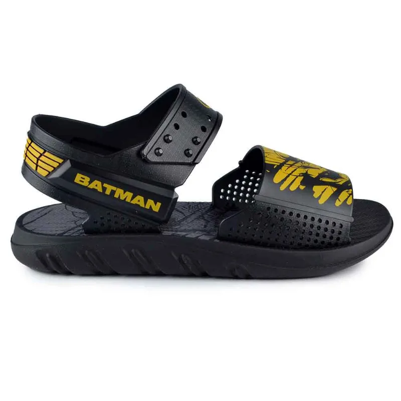 Kit Papete Infantil Grendene Masculino Batman com Mochila 23118 AY260 PTO/AMARELO 29