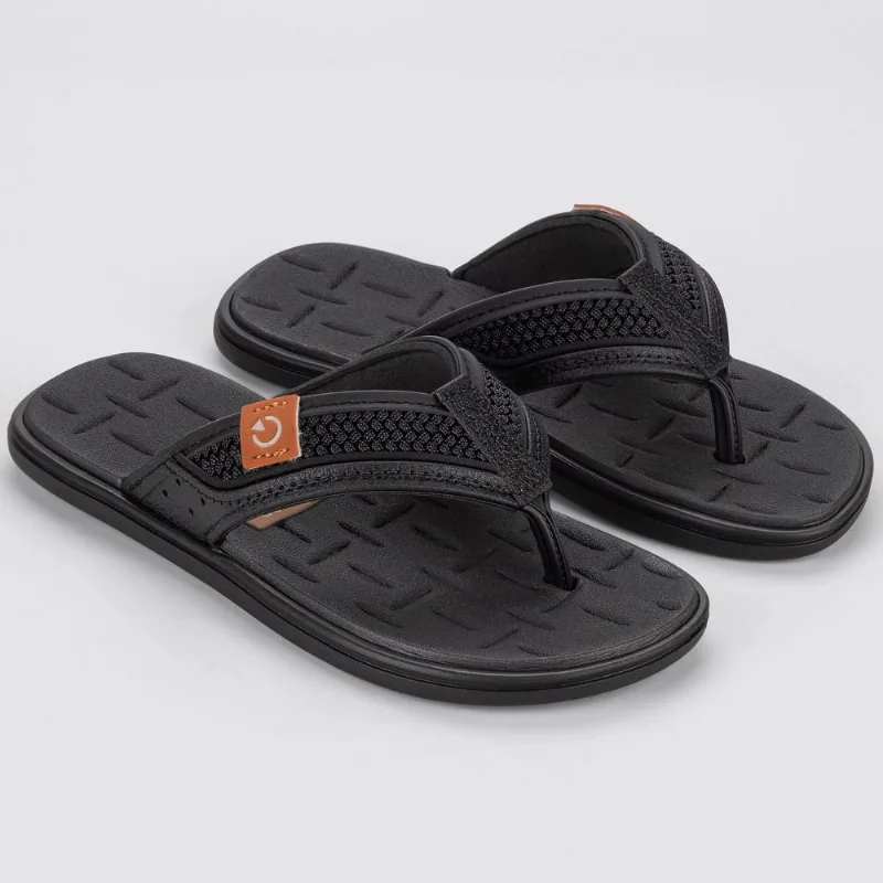 Chinelo de Dedo Cartago Mini Menino Malta Preto 12230 34 / Preto